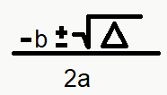 fórmula de bhaskara