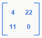 matriz quadrada de ordem 2