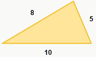 triângulo escaleno com medidas