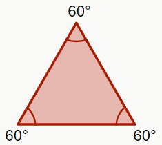 triângulo equiângulo